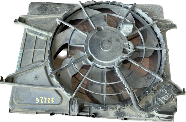 Ventilador (rodete +motor) refrigeración del motor con electromotor completo 253801H050 Hyundai/Kia