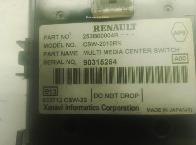 RENAULT 253B00004R Joystick multifunción  comprar en Albacete