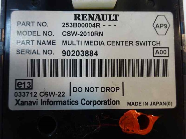 253B00004R RENAULT Joystick multifunción  disponible Alicante