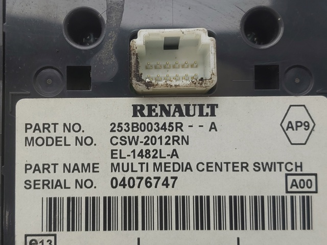 RENAULT 253B00345R Joystick multifunción  en stock Salamanca