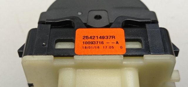 254214937R RENAULT Botón de encendido del motor del elevalunas de la consola central  en stock Gandía