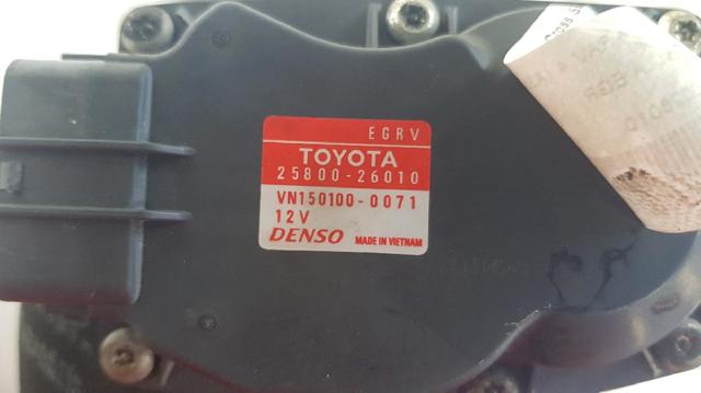 Válvula, AGR Toyota Corolla E15