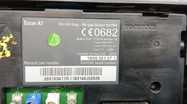RENAULT 259153411R Pantalla multifunción  comprar en Murcia