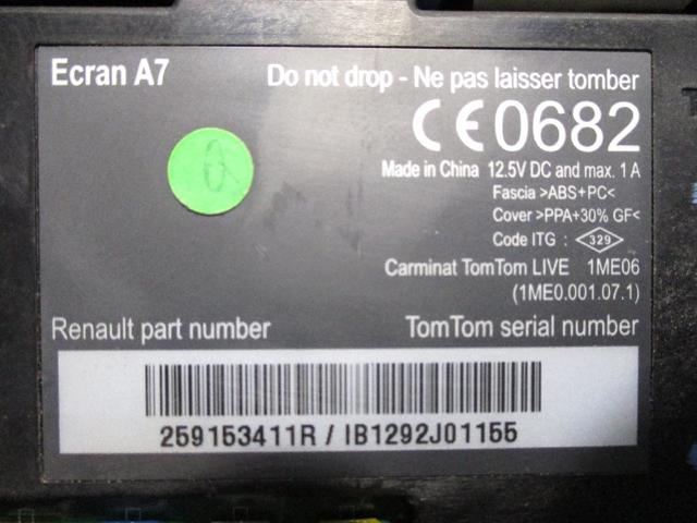 RENAULT 259153411R Pantalla multifunción  comprar en Murcia