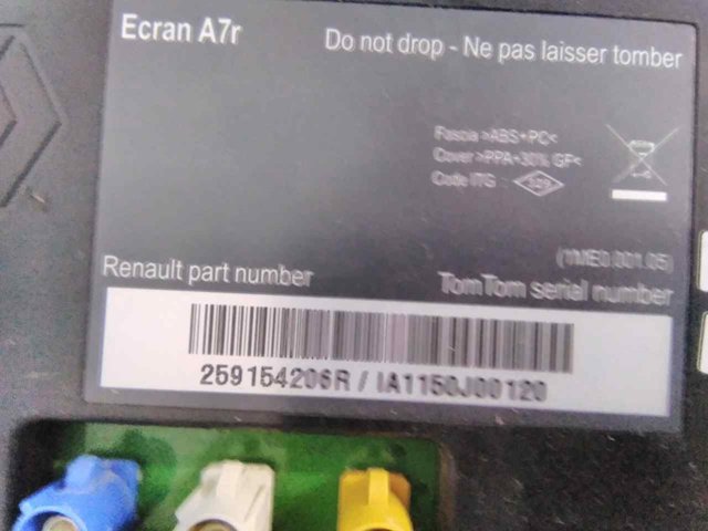RENAULT 259154206R Pantalla multifunción  comprar en Murcia