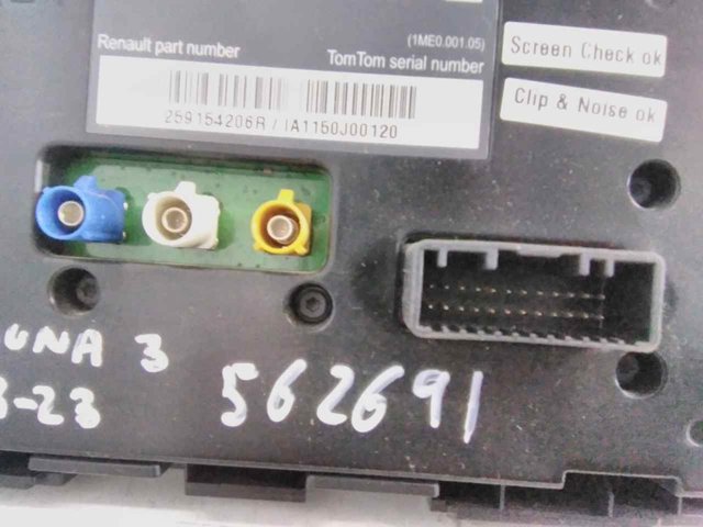 RENAULT 259154206R Pantalla multifunción  disponible Valladolid