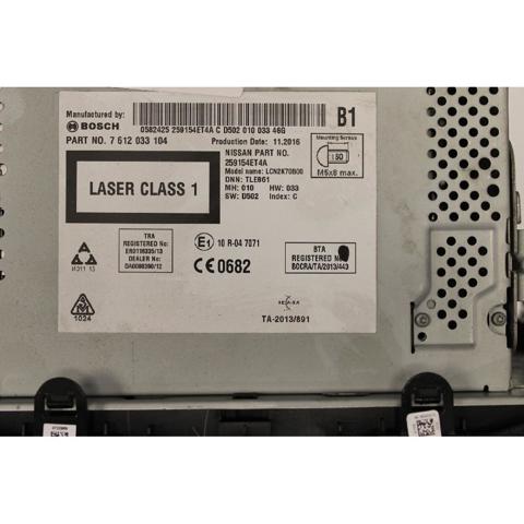 259154ET4A NISSAN Pantalla  en stock Huelva