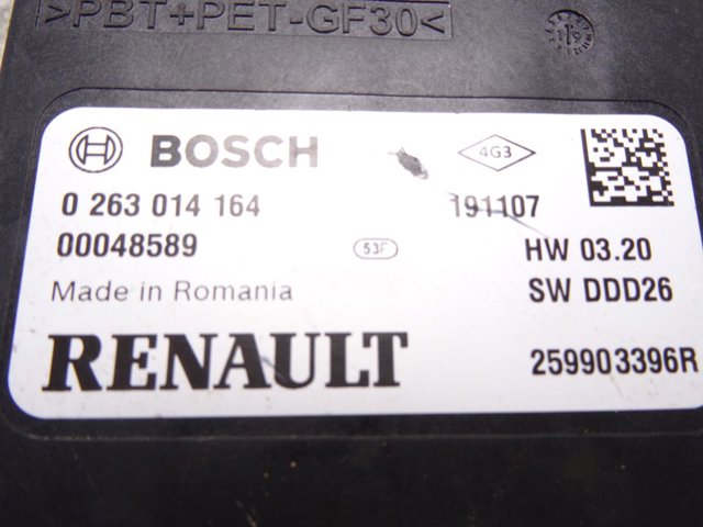 RENAULT 259903396R Módulo de control del asistente de aparcamiento  disponible España