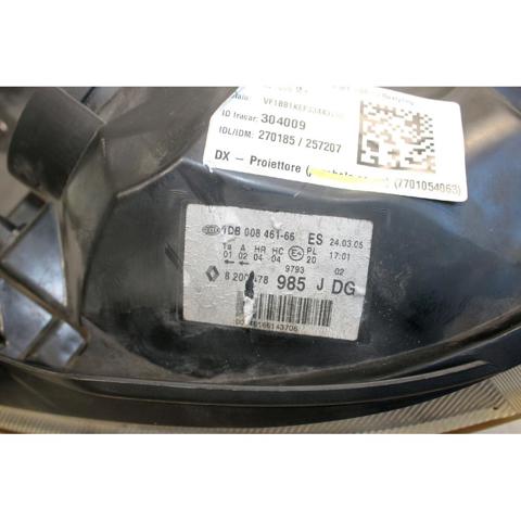 260102027R RENAULT Faro derecho  comprar en Jaén