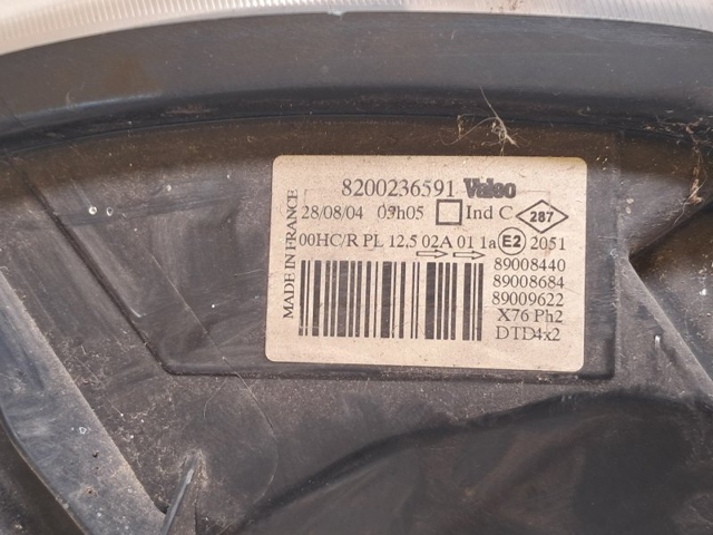 RENAULT 260107401R Faro derecho  comprar en Albacete