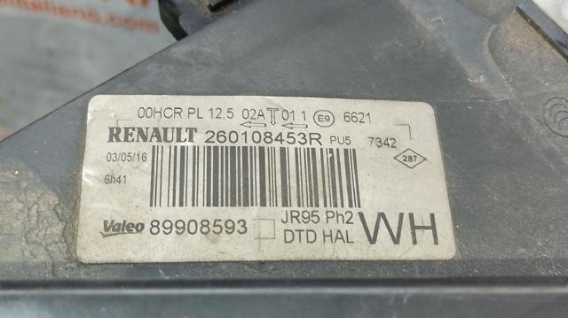 RENAULT 260108453R Faro derecho  en stock Salamanca