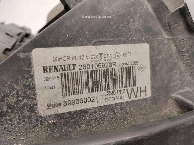 RENAULT 260108453R Faro derecho  comprar en Ponferrada