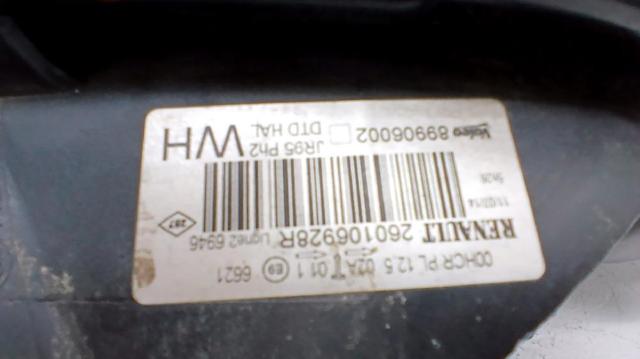 RENAULT 260108453R Faro derecho  en stock Salamanca