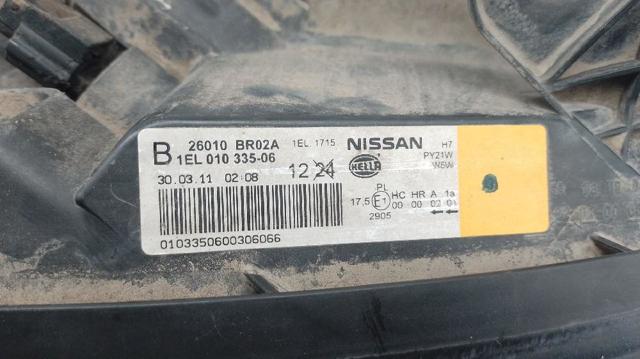Faro derecho Nissan Qashqai 2 J11