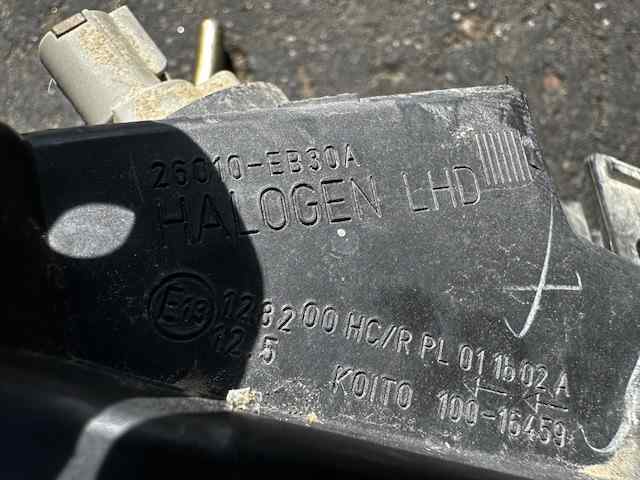 Faro derecho Nissan Navara D40