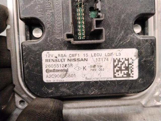 260551225R RENAULT Módulo de control de luces de faros (ECU)  disponible Ourense