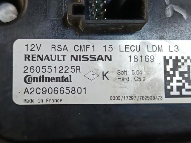 RENAULT 260551225R Módulo de control de luces de faros (ECU) comprar Pamplona