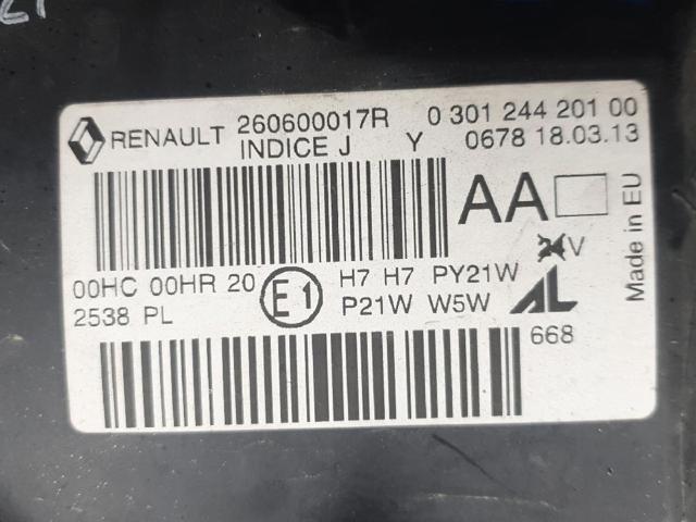 260600017R Faro izquierdo  disponible Burgos