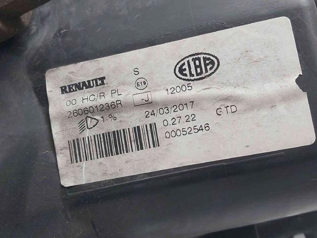 RENAULT 260601236R Faro izquierdo comprar Tarragona