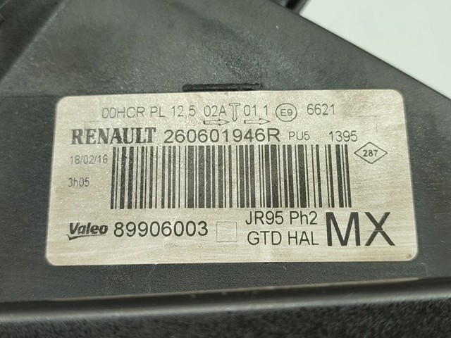 260601946R Faro izquierdo  en stock Castellón