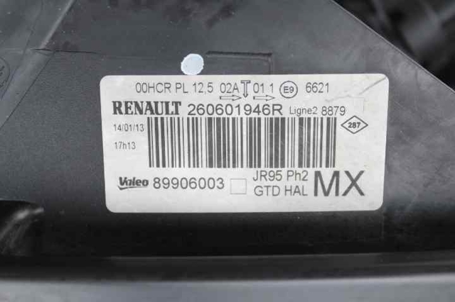RENAULT 260601946R Faro izquierdo  disponible España
