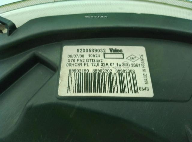 260602069R RENAULT Faro izquierdo  disponible Alicante