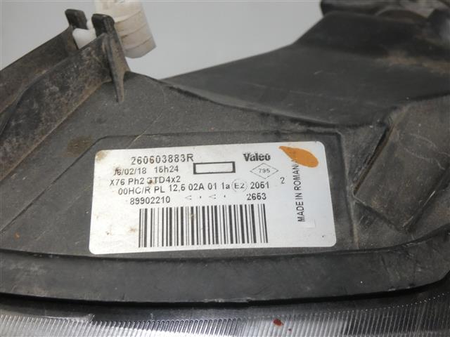 260603883R RENAULT Faro izquierdo comprar Madrid