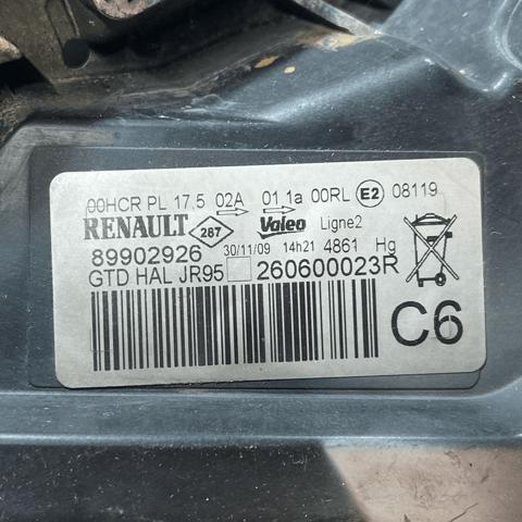 RENAULT 260606760R Faro izquierdo  disponible Lugo