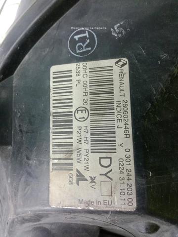 RENAULT 260607449R Faro izquierdo  comprar en Albacete