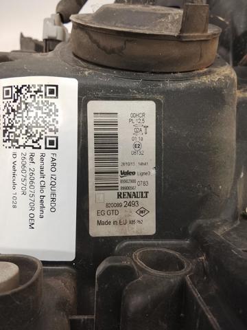 RENAULT 260607570R Faro izquierdo  comprar en Murcia