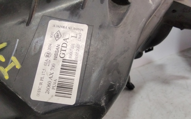 NISSAN 26060AX700 Faro izquierdo  en stock Terrassa