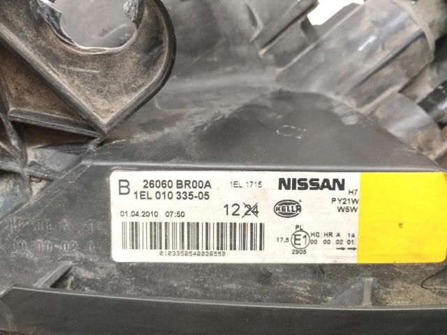 Faro izquierdo Nissan Qashqai 2 J11