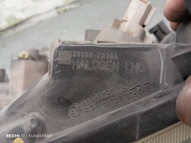 NISSAN 26060EB30A Faro izquierdo  disponible Valladolid