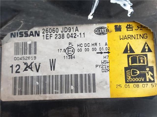 26060JD91A NISSAN Faro izquierdo  comprar en Oviedo