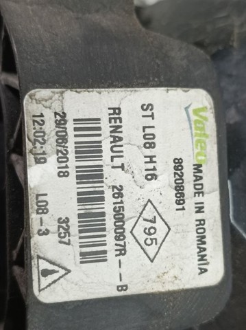 RENAULT 261500097R Faro antiniebla izquierdo y derecho  en stock Terrassa