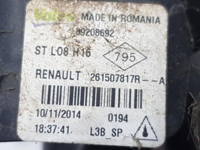 RENAULT 261507817R Luz antiniebla trasera  en stock Valencia