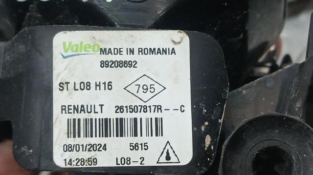 261507817R RENAULT Luz antiniebla trasera  disponible Alicante