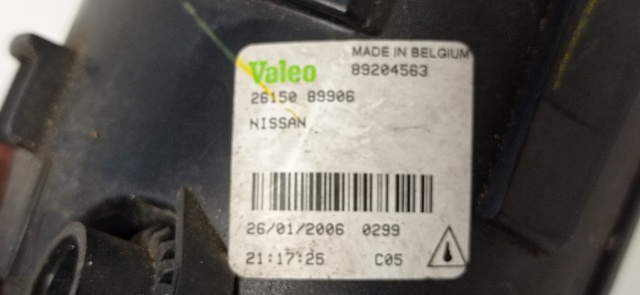 2615089906 NISSAN Faro antiniebla izquierdo/derecho  comprar en Lleida