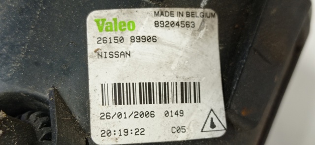 NISSAN 2615089906 Faro antiniebla izquierdo y derecho  en stock Salamanca