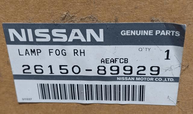 Faro antiniebla izquierdo y derecho Nissan Qashqai I precio desde 34,33 EUR