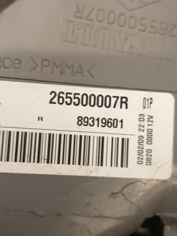265500007R RENAULT Piloto trasero exterior derecho  comprar en Oviedo