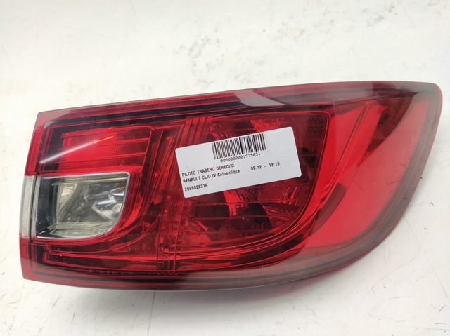 265502631R RENAULT Piloto trasero exterior derecho  disponible Ourense