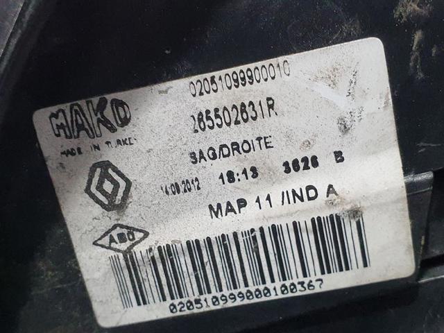 RENAULT 265502631R Piloto trasero exterior derecho comprar Pamplona