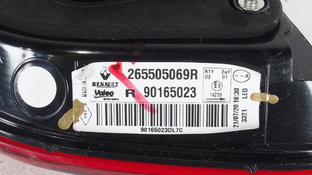 265505069R Piloto trasero interior derecho  comprar en Pontevedra