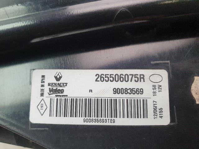 265506075R Piloto trasero interior derecho  disponible Utrera