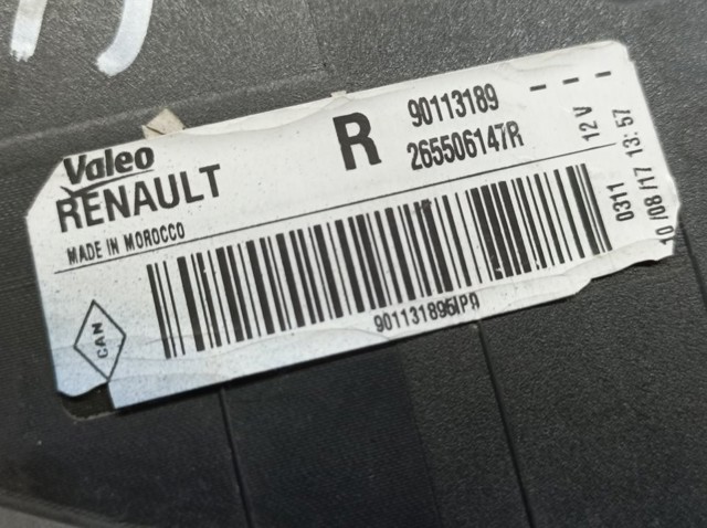 265506147R RENAULT Piloto trasero derecho  comprar en Jaén