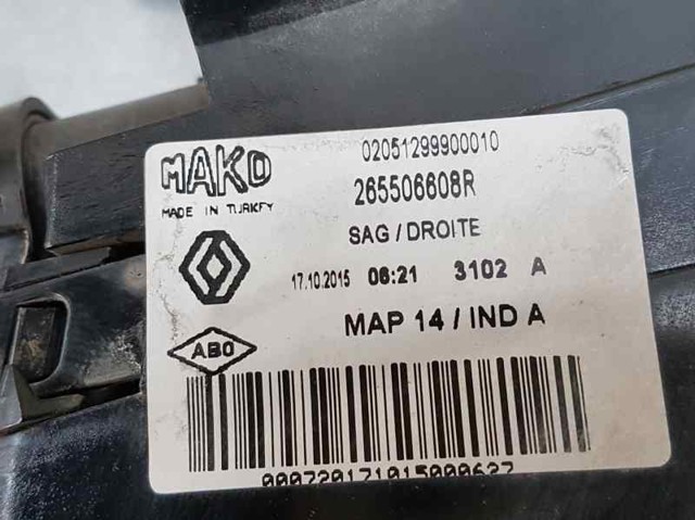 265506608R Piloto trasero exterior derecho comprar Girona