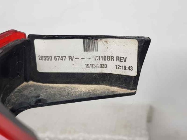 265506747R RENAULT Piloto trasero derecho  en stock Córdoba