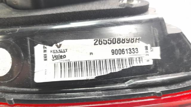 265508898R RENAULT Piloto trasero interior derecho  en stock Huelva