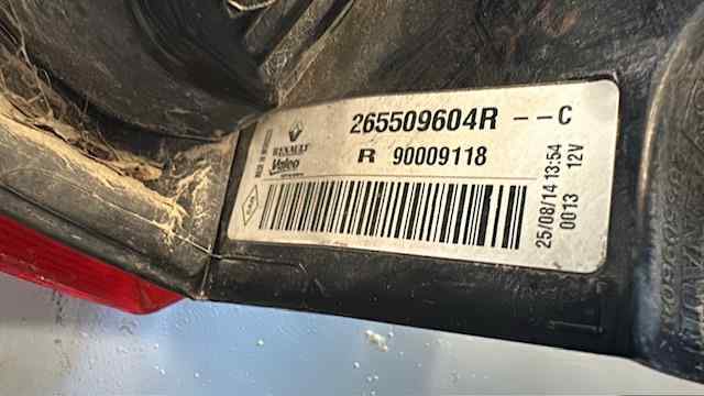 RENAULT 265509604R Piloto trasero derecho  en stock Salamanca